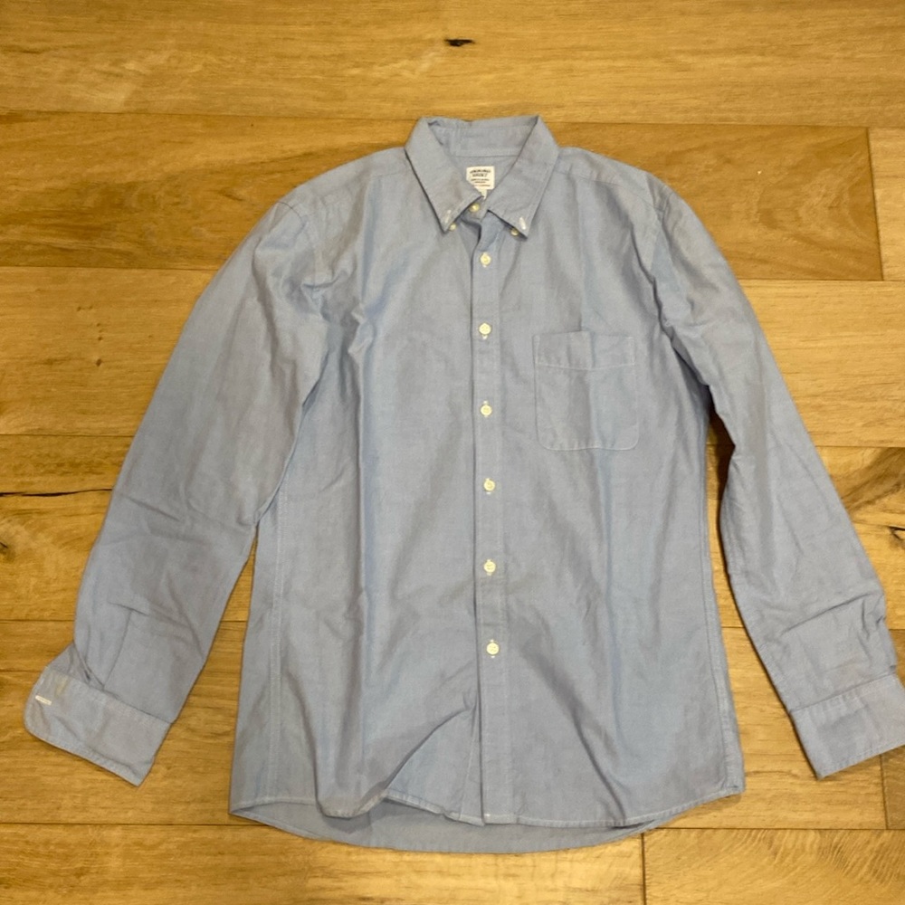 J Crew Oxford Shirt, Light Blue, Small